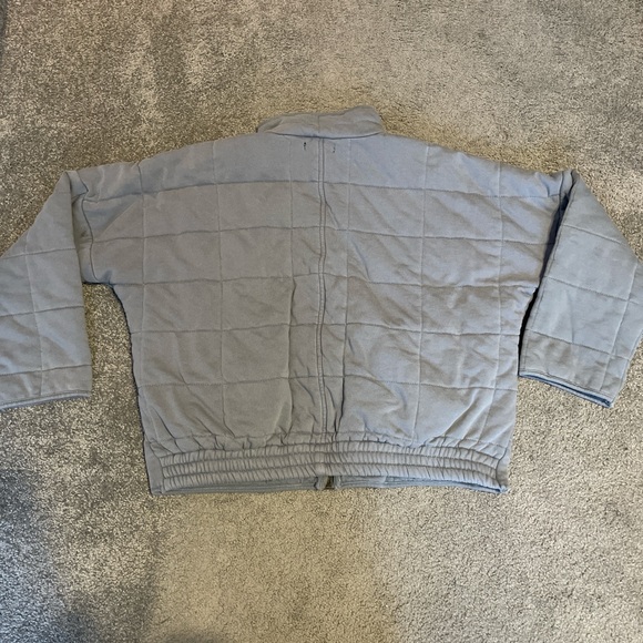 Gray Quilted Jacket - Picture 5 of 5